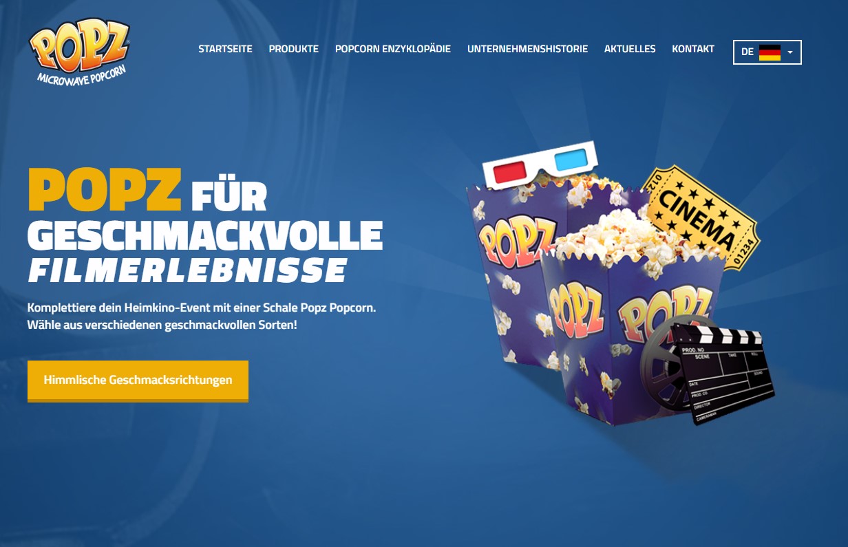 Popz startet mit neuer Website