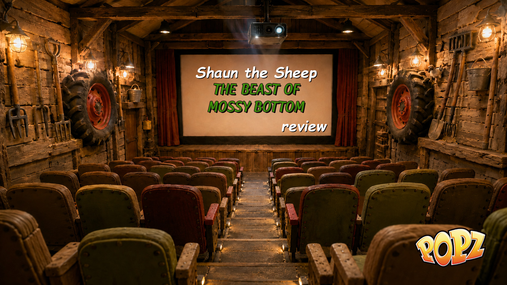 POPZ-CULTURE Movie Reviews – Shaun the sheep: The beast of Mossy Bottom (2026)